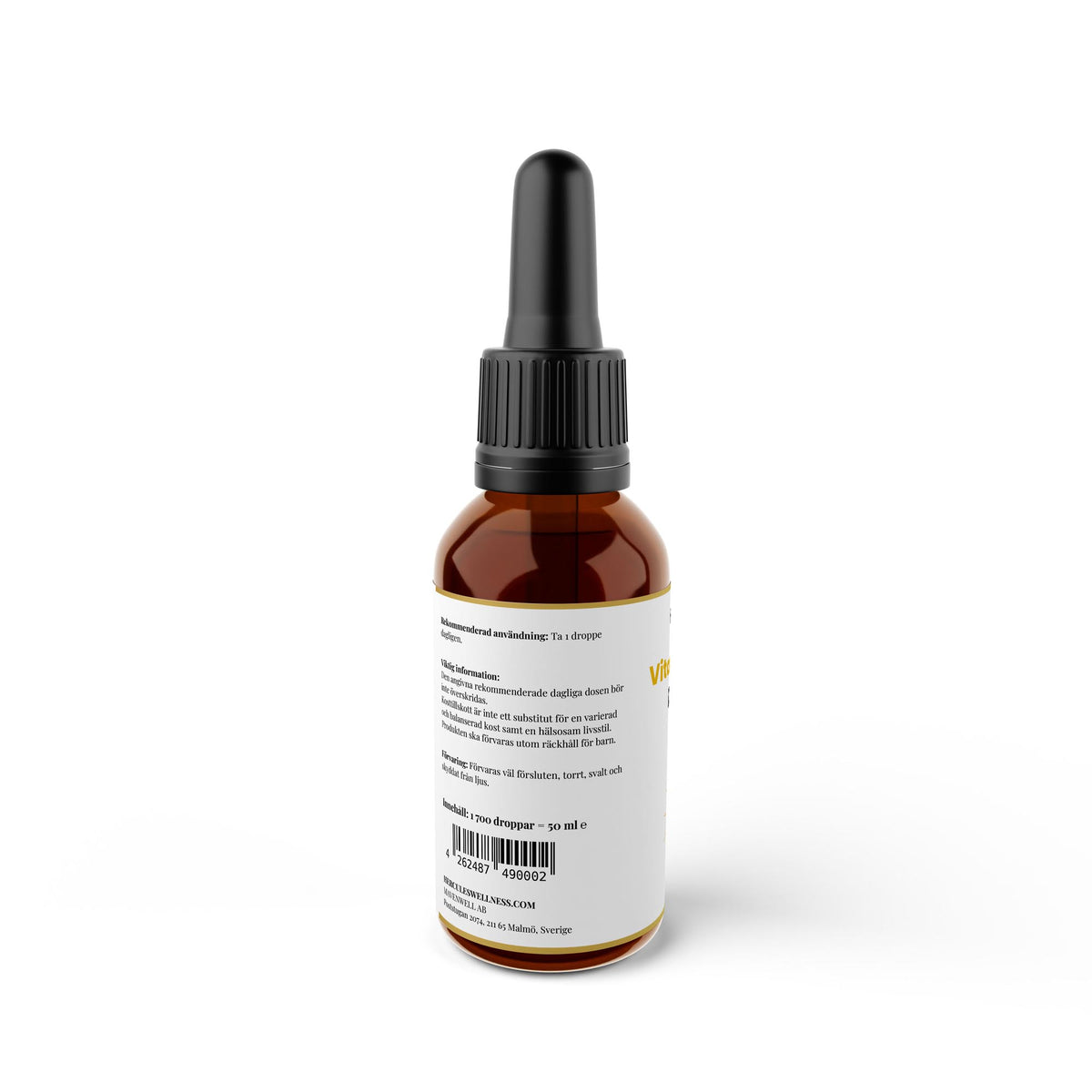 Vitamin D3 + K2 Droppar