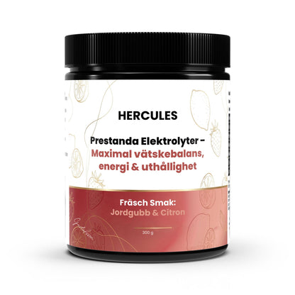 Hercules Elektrolytkomplex – Jordgubb & Citron